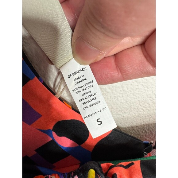 Maaji Small Reversible Katy Swimsuit One Piece Cut Out Tropical Multicolor NWT - Picture 15 of 16